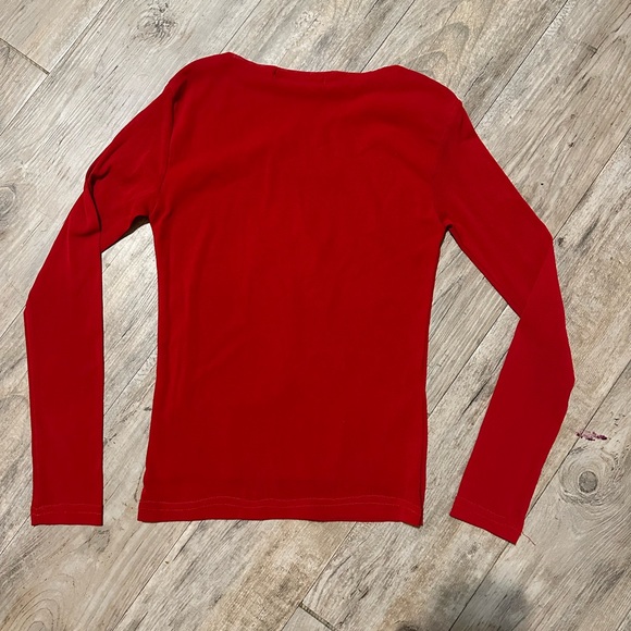 Cowgirl Red Shirt with Sequins - Picture 3 of 4